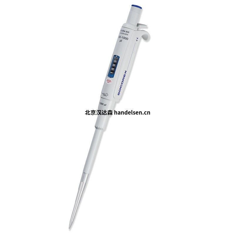 SocorexAcura ® 手動825 手動微量移液器 SocorexAcura ® 手動825 手動微量移液器