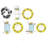 BIKON-Technik聯(lián)軸器1003 45x75用于各個(gè)行業(yè)，如風(fēng)力站、鋼廠
