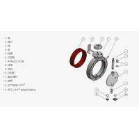 Warex DKZ APS?系列蝶閥，可在 -40 °C 至 +200 °C 的溫度范圍內(nèi)使用
