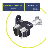 Rietschoten 機(jī)械制動(dòng)器R&H 100.098.01型，制動(dòng)力高達(dá) 880 N