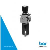 德國bar GmbH 過濾減壓閥 MW-C 型，結構緊湊，帶有集成緊固鉆