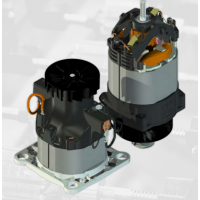 Ankarsrum 通用交流電機(jī)，可提供不同的軸承支架和各種風(fēng)扇設(shè)計(jì)