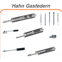 HAHN Gasfedern 提供各種材料的氣張力彈簧，鋼或不銹鋼